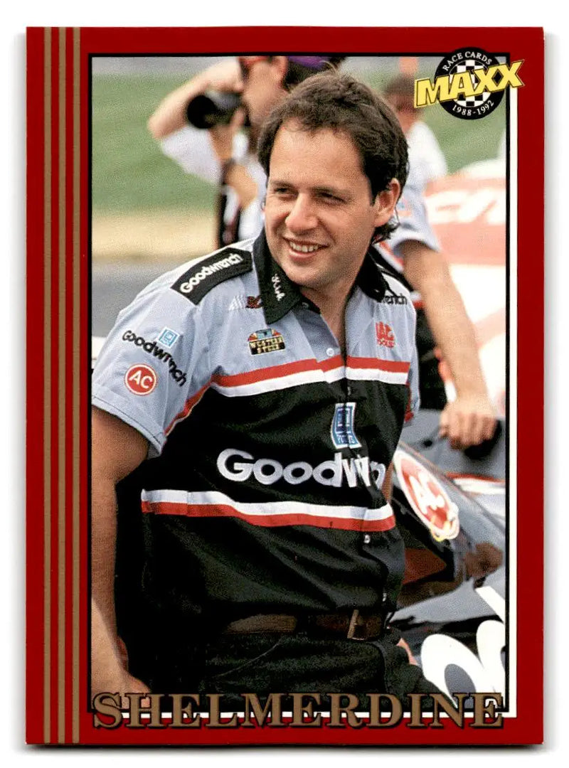1992 Maxx (Red) #148 Kirk Shelmerdine - Racing Card Single