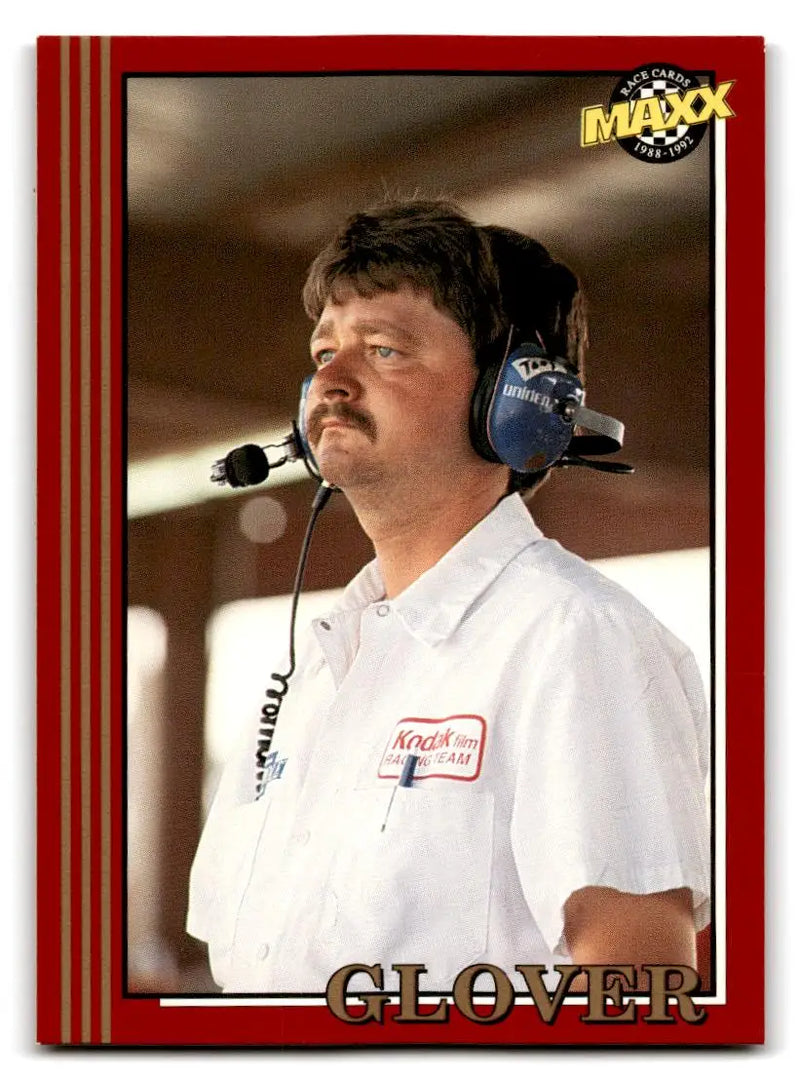 1992 Maxx (Red) #152 Tony Glover - Racing Card Single