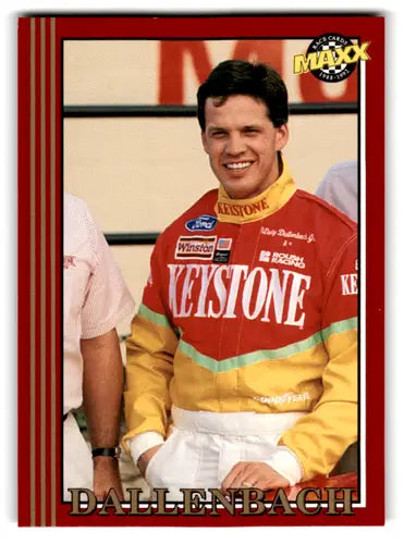 Vintage racing card of Wally Dallenbach from Maxx Red series with original gloss