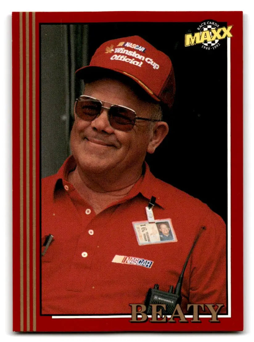 1992 Maxx (Red) #206 Dick Beaty - Racing Card Single
