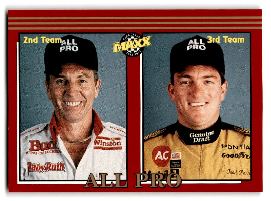 1992 Maxx (Red) #243 Darrell Andrews/ Todd Parrott - Racing Card Single