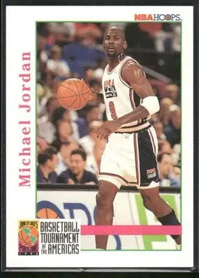 1992 NBA Hoops Basketball Tournament of the Americas Michael Jordan #341 - Basketball Card Single