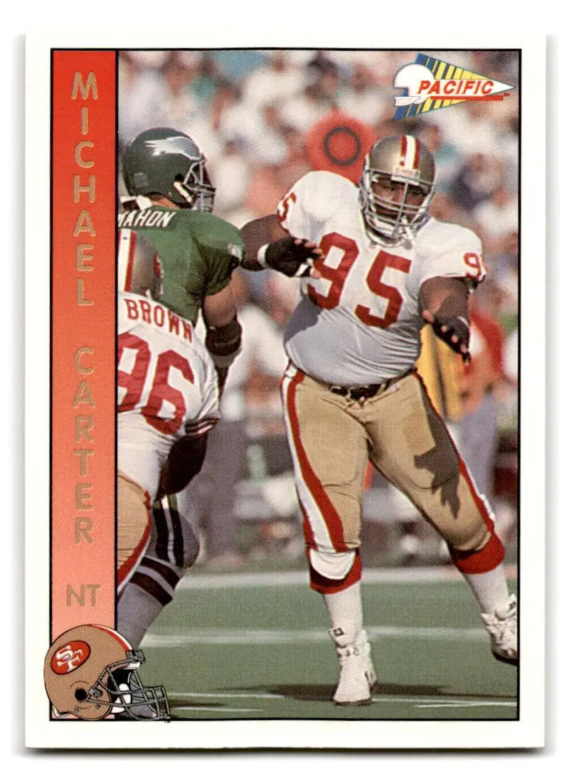 1992 Pacific #276 Michael Carter - Football Card Single