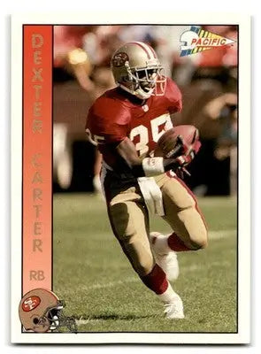 1992 Pacific #278 Dexter Carter - Football Card Single