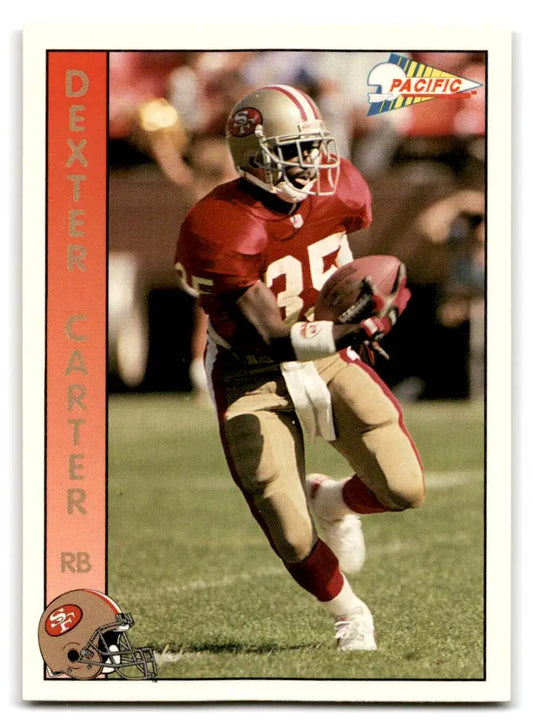 1992 Pacific #278 Dexter Carter - Football Card Single