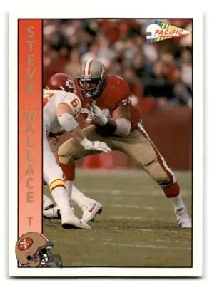 1992 Pacific #285 Steve Wallace - Football Card Single