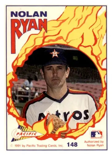 1992 Pacific Ryan Texas Express II #148 Breaks Walter Johnson’s Record ID:63056 - Baseball Card Single