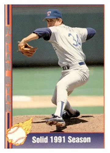 1992 Pacific Ryan Texas Express II #184 Solid 1991 Season Texas Rang ID:63057 - Baseball Card Single