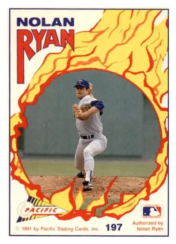 Original gloss Nolan Ryan baseball card from Pacific Ryan Texas Express series at Fenway Park