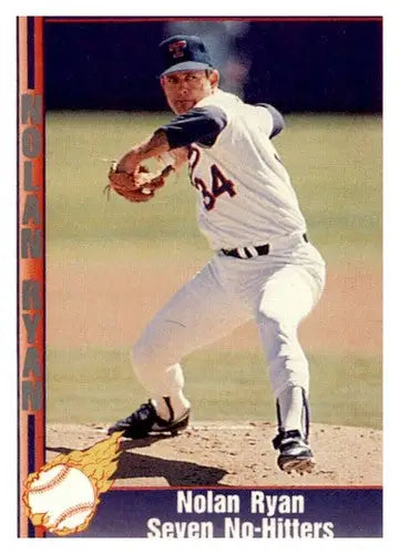 Original gloss Nolan Ryan baseball card from Pacific Ryan Texas Texas Range ID 63029
