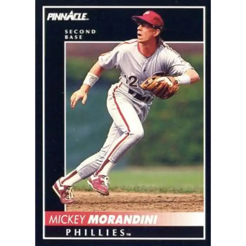 1992 Pinnacle #103 Mickey Morandini EX Philadelphia Phillies Baseball Card - Baseball Card Single