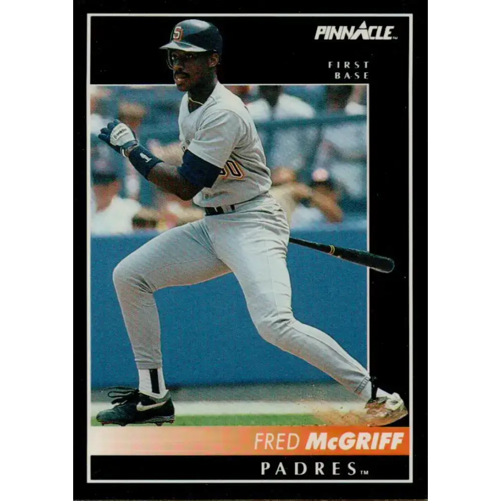 1992 Pinnacle #112 Fred McGriff EX San Diego Padres Baseball Card - Baseball Card Single