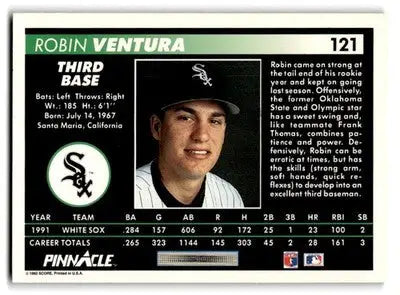 1992 Pinnacle #121 Robin Ventura - Baseball Card Single