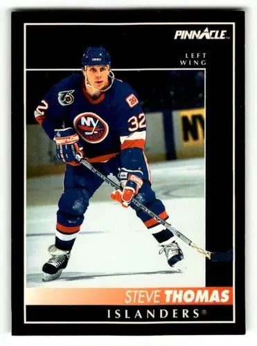 1992 Pinnacle #128 Steve Thomas Islanders Hockey Cards EX/NM ID:57773 - Hockey Card Single