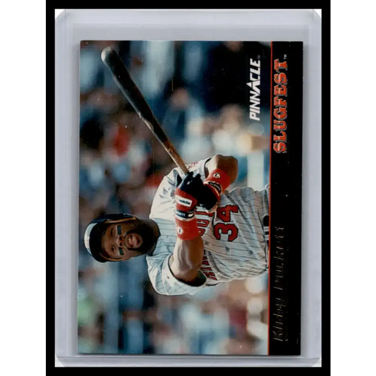 1992 Pinnacle #13 Kirby Puckett NM-MT Minnesota Twins Baseball Card - Baseball Card Single