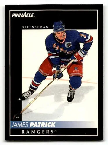 Original gloss James Patrick Devils Hockey Card from 1992 Pinnacle #140