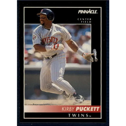 1992 Pinnacle #20 Kirby Puckett EX Minnesota Twins Baseball Card - Baseball Card Single