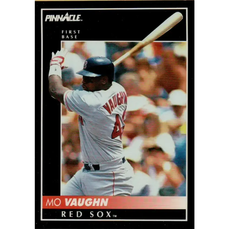 1992 Pinnacle #205 Mo Vaughn EX Boston Red Sox Baseball Card - Baseball Card Single