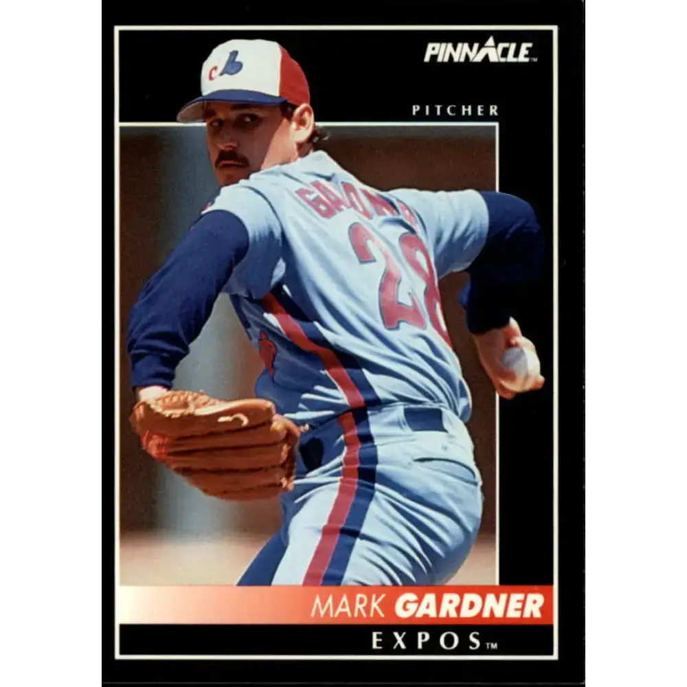 1992 Pinnacle #215 Mark Gardner EX Montreal Expos Baseball Card - Baseball Card Single