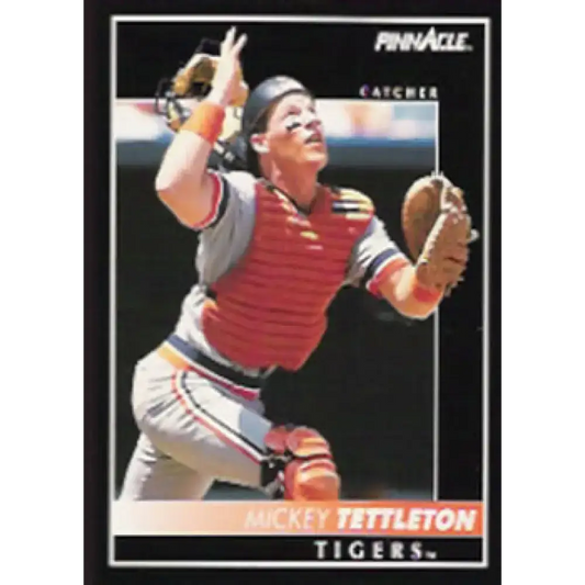 1992 Pinnacle #226 Mickey Tettleton EX Detroit Tigers Baseball Card - Baseball Card Single