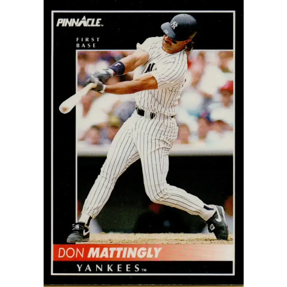 1992 Pinnacle #23 Don Mattingly EX New York Yankees Baseball Card - Baseball Card Single