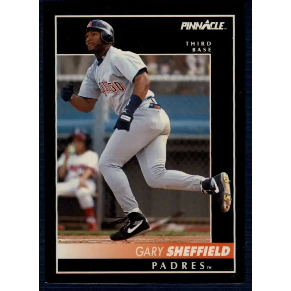 1992 Pinnacle #235 Gary Sheffield EX San Diego Padres Baseball Card - Baseball Card Single