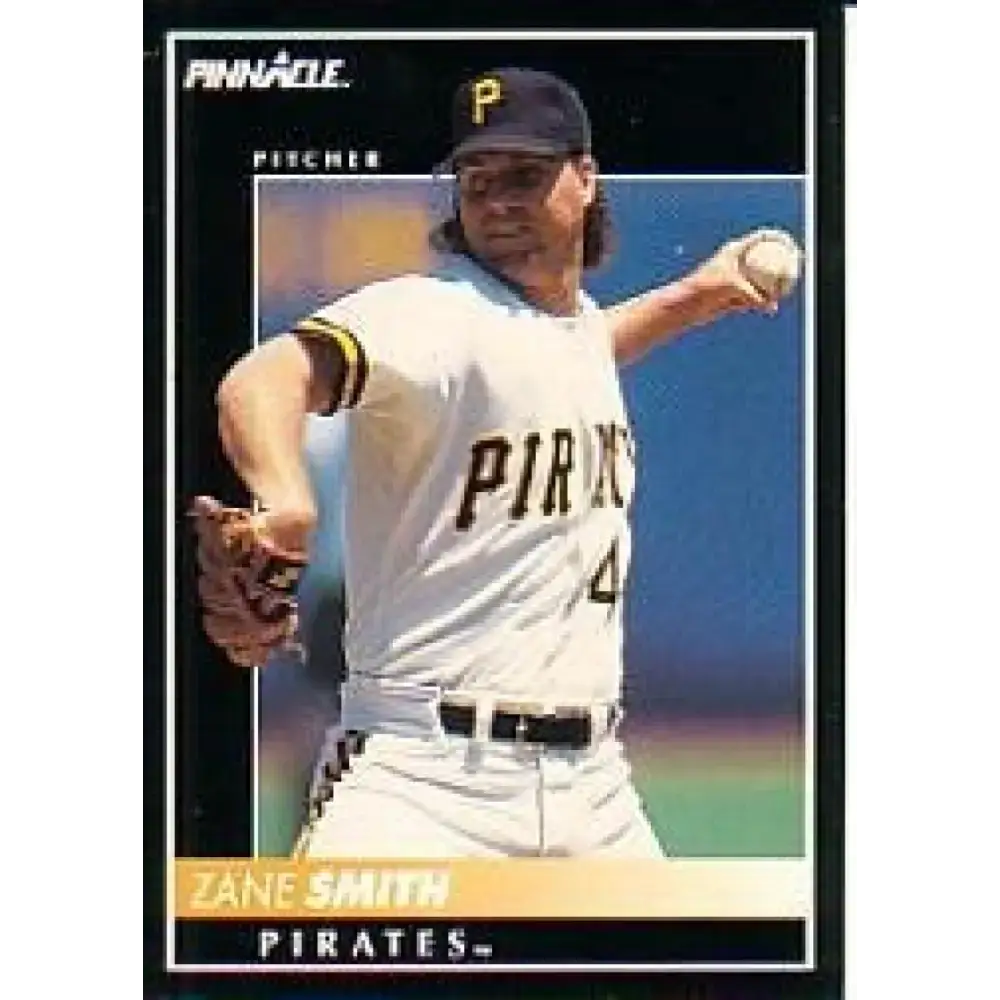 1992 Pinnacle #237 Zane Smith EX Pittsburgh Pirates Baseball Card - Baseball Card Single