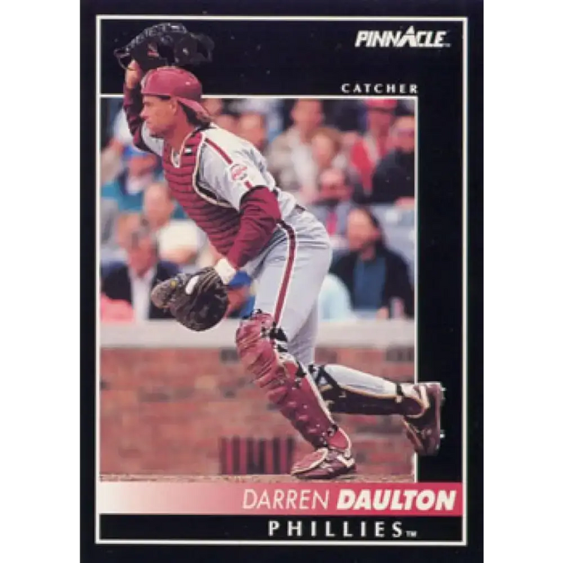 1992 Pinnacle #241 Darren Daulton EX Philadelphia Phillies Baseball Card - Baseball Card Single