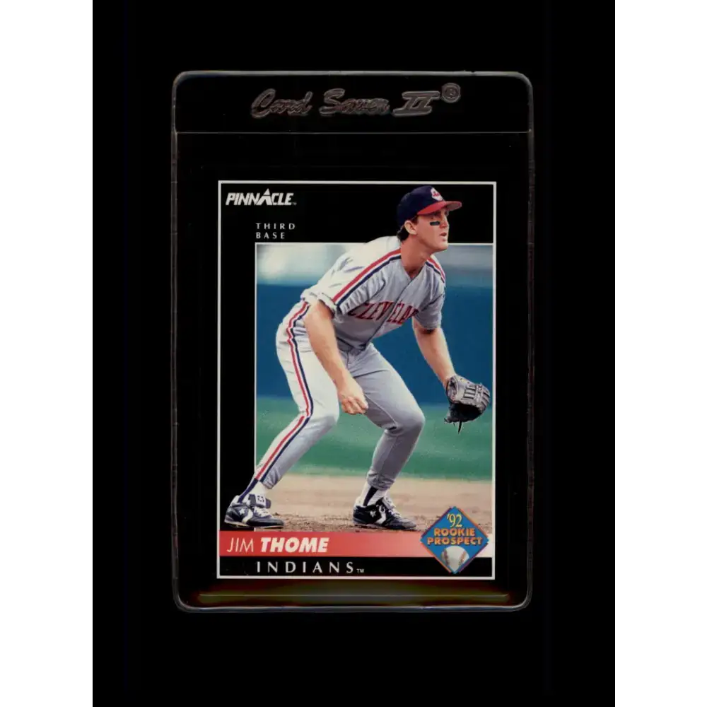 1992 Pinnacle #247 Jim Thome EX Cleveland Indians Baseball Card - Baseball Card Single