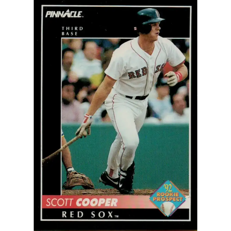 1992 Pinnacle #252 Scott Cooper EX Boston Red Sox Baseball Card - Baseball Card Single