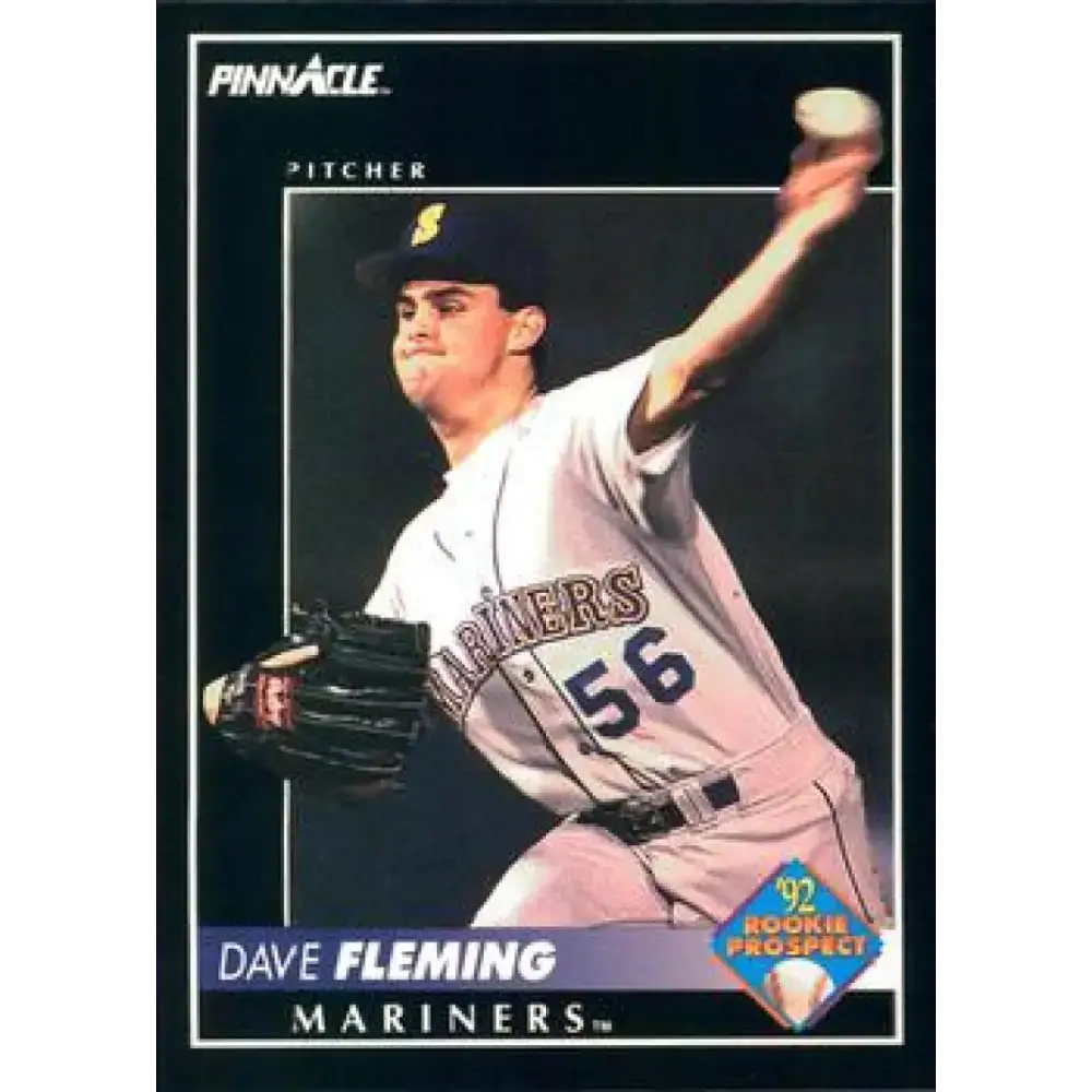 1992 Pinnacle #275 Dave Fleming EX Seattle Mariners Baseball Card - Baseball Card Single