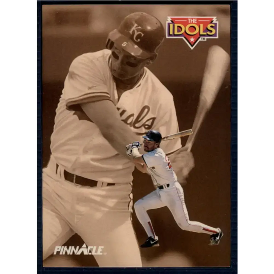 1992 Pinnacle #282 Wade Boggs/George Brett EX Boston Red Sox/Kansas City Royals Baseball Card - Baseball Card Single