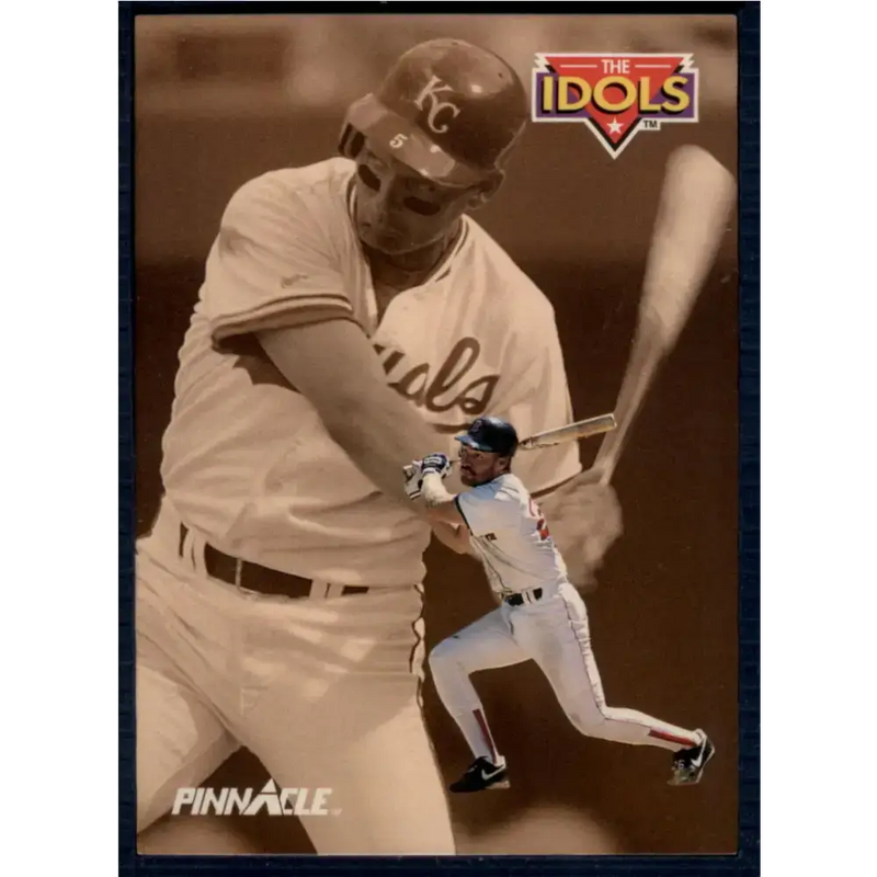 1992 Pinnacle #282 Wade Boggs/George Brett EX Boston Red Sox/Kansas City Royals Baseball Card - Baseball Card Single