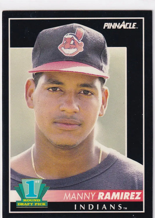 1992 PINNACLE #295 MANNY RAMIREZ- CLEVELAND INDIANS - Baseball Card Single