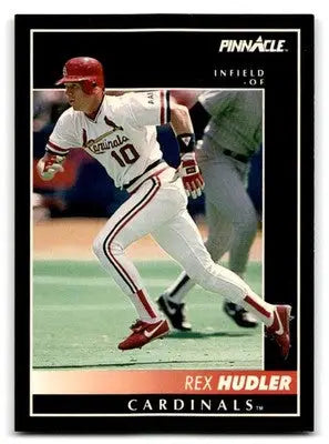 1992 Pinnacle #315 Rex Hudler - Baseball Card Single