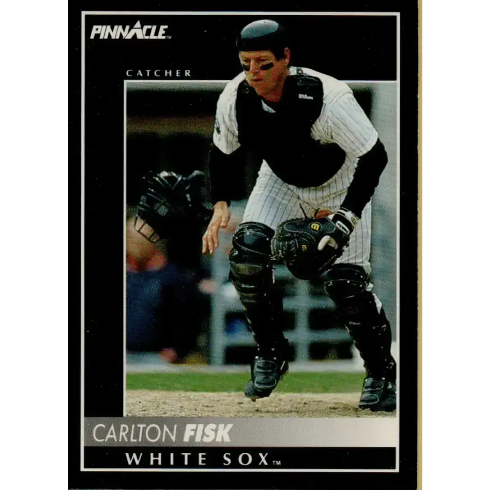 1992 Pinnacle #361 Carlton Fisk EX Chicago White Sox Baseball Card - Baseball Card Single