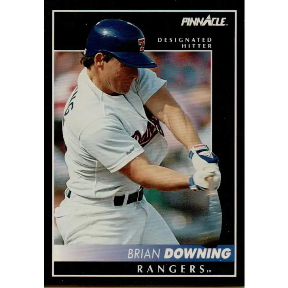 1992 Pinnacle #368 Brian Downing EX Texas Rangers Baseball Card - Baseball Card Single
