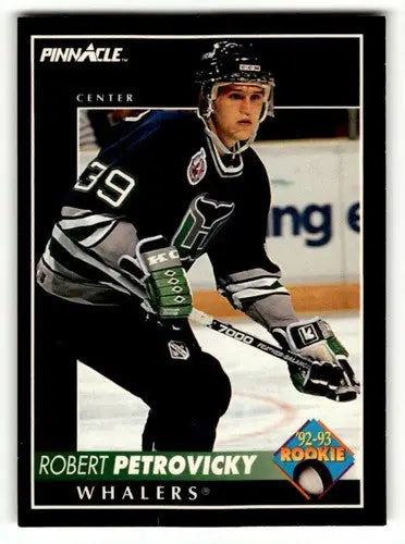 1992 Pinnacle #402 Robert Petrovicky Whalers Hockey Cards EX/NM ID:57762 - Hockey Card Single