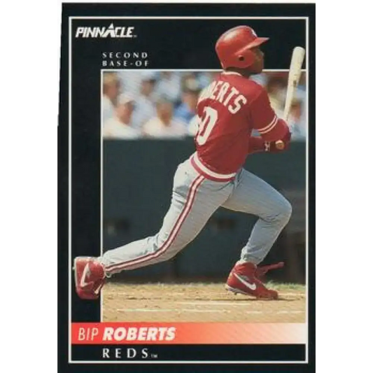 1992 Pinnacle #404 Bip Roberts EX Cincinnati Reds Baseball Card - Baseball Card Single