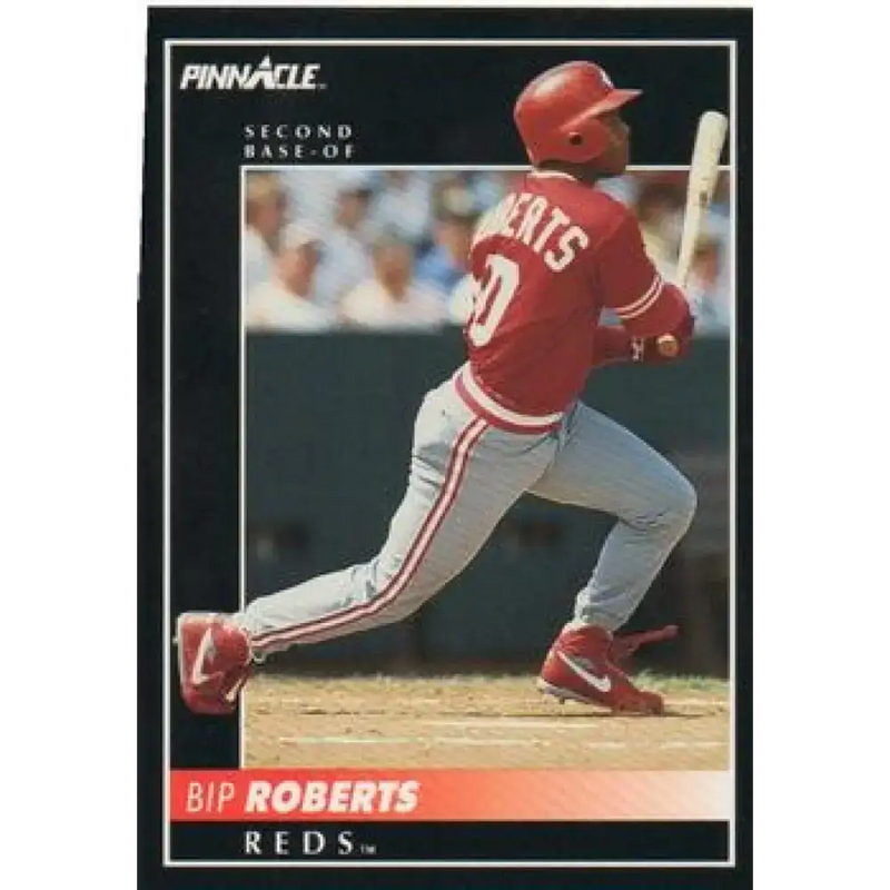 1992 Pinnacle #404 Bip Roberts EX Cincinnati Reds Baseball Card - Baseball Card Single