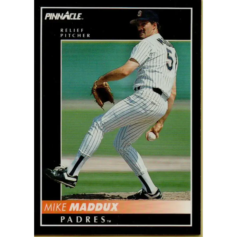 1992 Pinnacle #489 Mike Maddux EX San Diego Padres Baseball Card - Baseball Card Single
