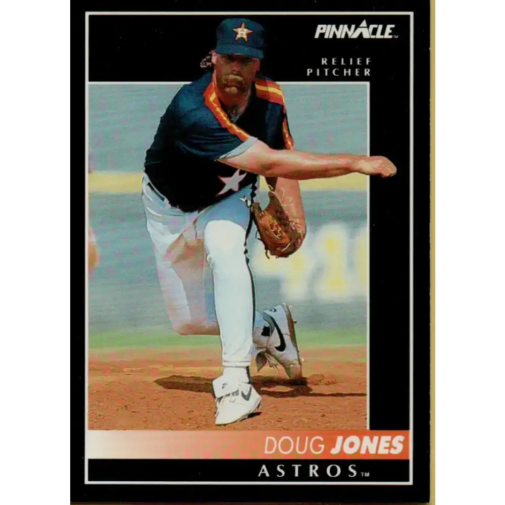 1992 Pinnacle #499 Doug Jones EX Houston Astros Baseball Card - Baseball Card Single