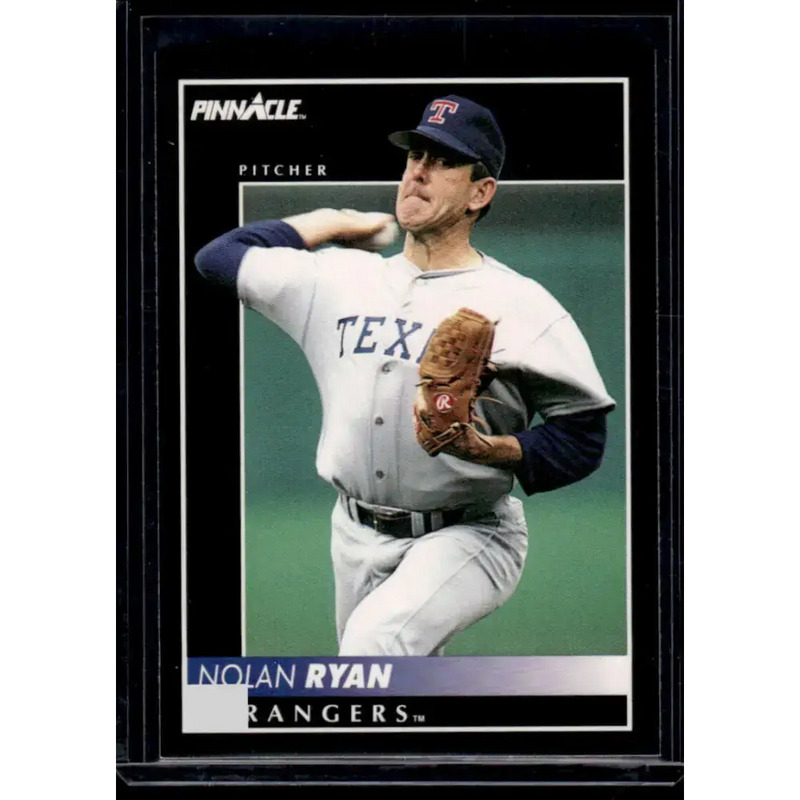 1992 Pinnacle #50 Nolan Ryan Texas Rangers NM-MT Baseball Card - Baseball Card Single