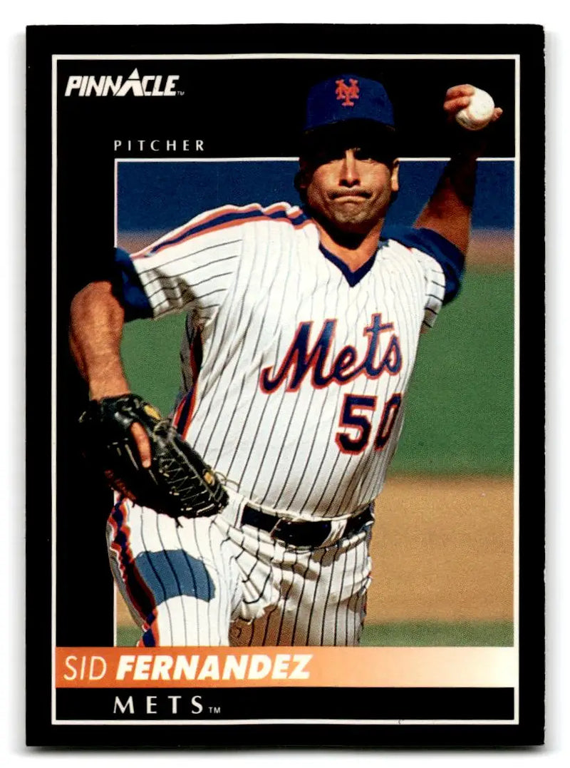 1992 Pinnacle #509 Sid Fernandez - Baseball Card Single