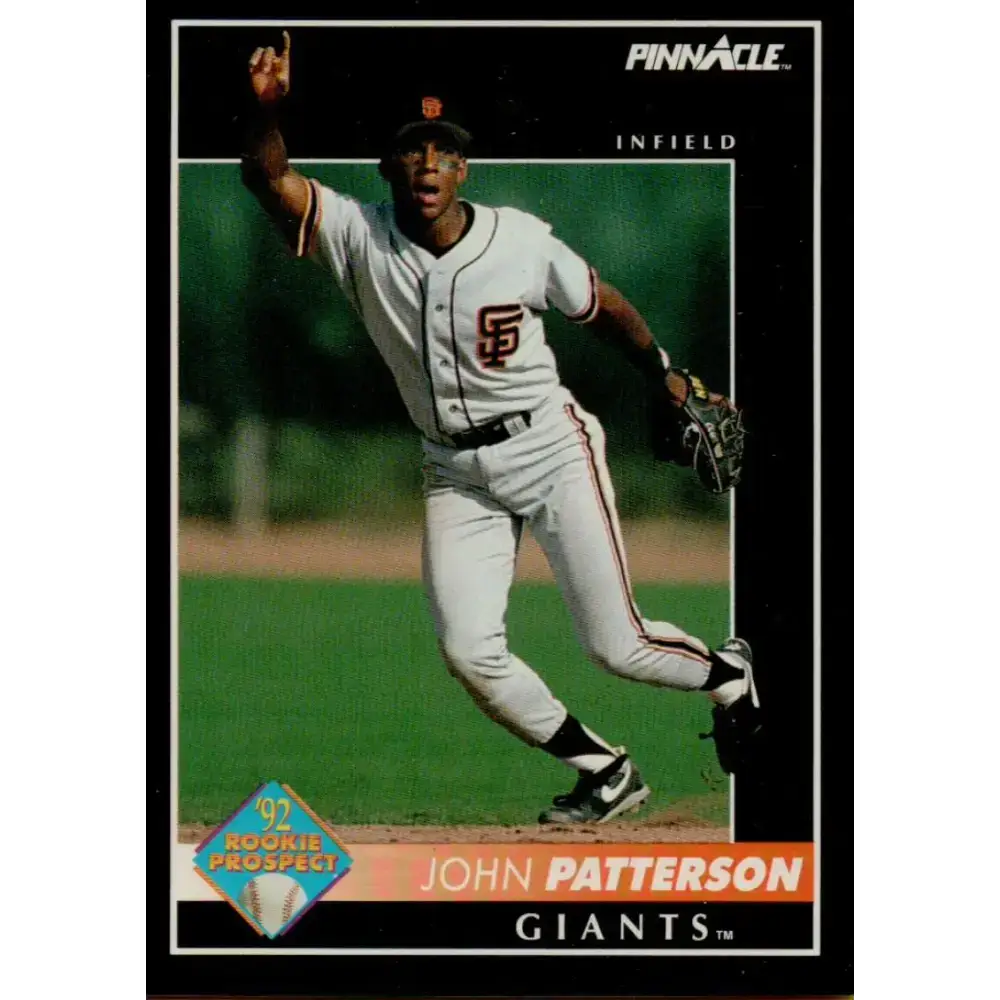 1992 Pinnacle #532 John Patterson UER EX RC Rookie San Francisco Giants Baseball Card - Baseball Card Single