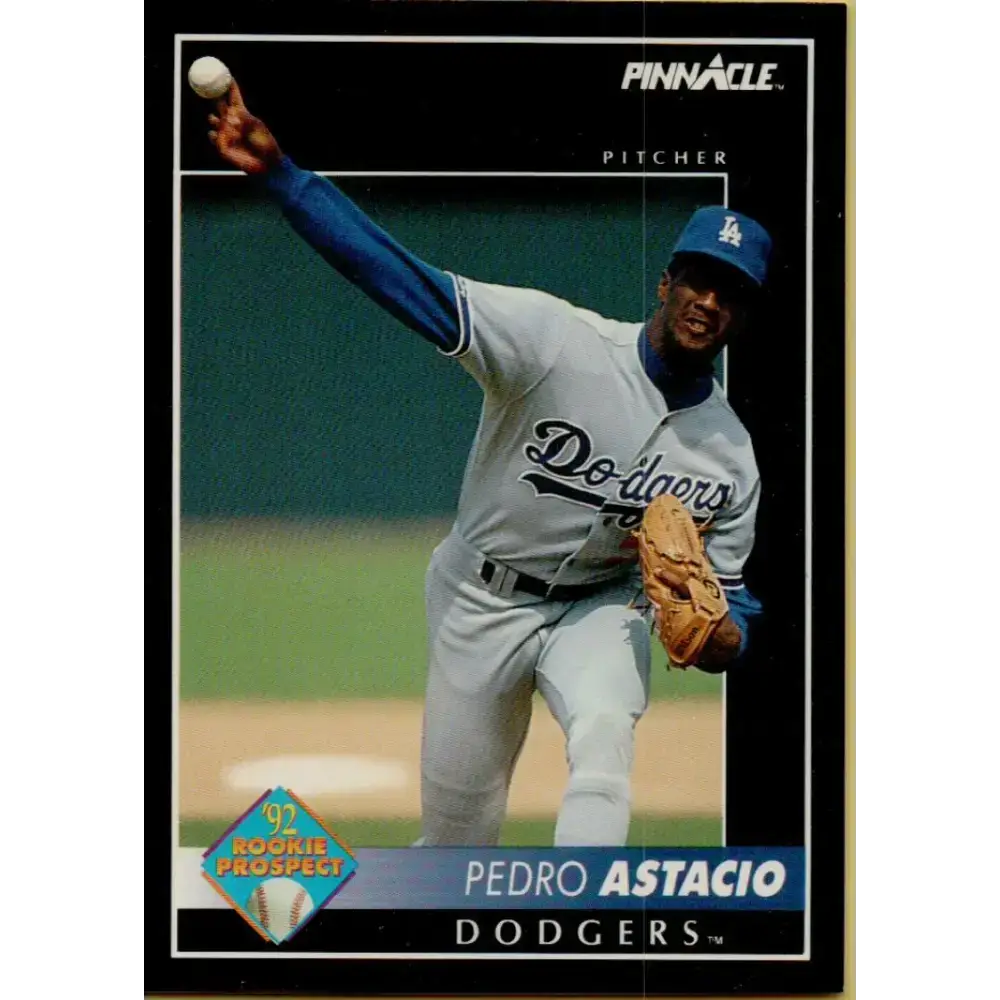 1992 Pinnacle #551 Pedro Astacio EX RC Rookie Los Angeles Dodgers Baseball Card - Baseball Card Single