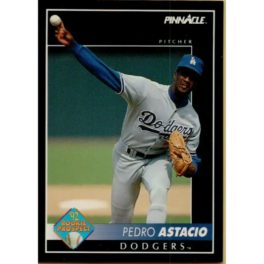1992 Pinnacle #551 Pedro Astacio EX RC Rookie Los Angeles Dodgers Baseball Card - Baseball Card Single