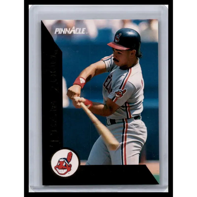 1992 Pinnacle #56 Carlos Baerga NM-MT Cleveland Indians Baseball Card - Baseball Card Single
