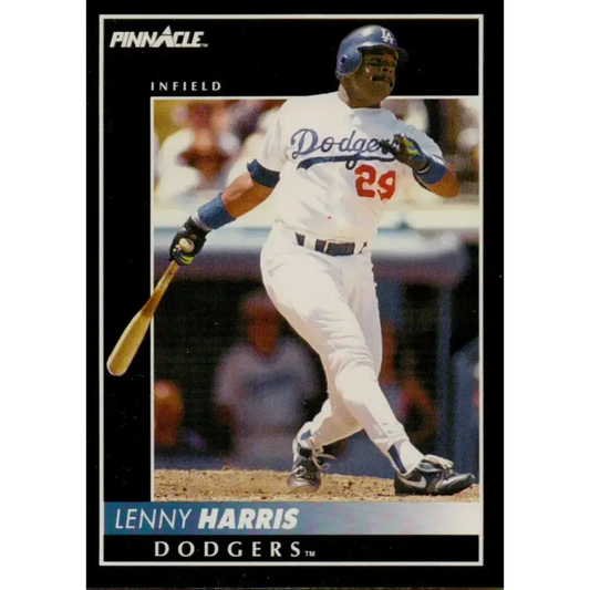 1992 Pinnacle #57 Lenny Harris EX Los Angeles Dodgers Baseball Card - Baseball Card Single