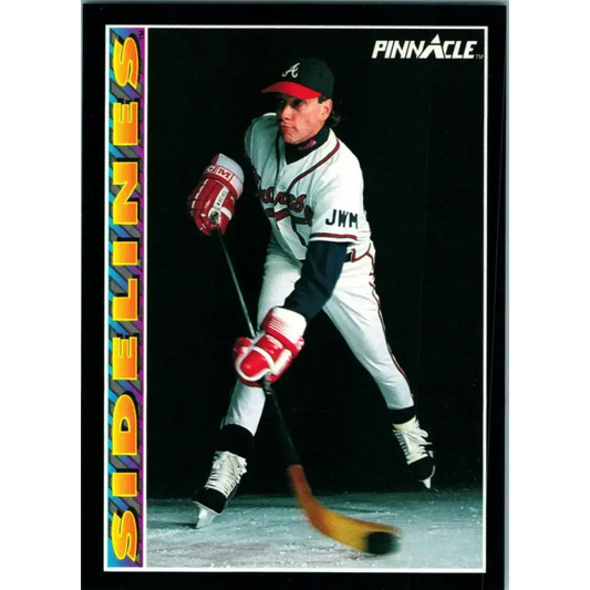 1992 Pinnacle #594 Tom Glavine EX Atlanta Braves Baseball Card - Baseball Card Single